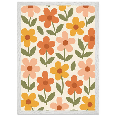 Retro Floral Dream - Vibrantwalls