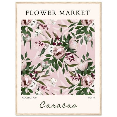 Blush Floral Dream Framed Poster – Elegant Botanical Art Print | Ready-to-Hang in Multiple Sizes & Frame Styles - Vibrantwalls