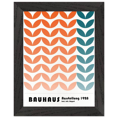 Bauhaus-Style The Blue Waves - Vibrantwalls