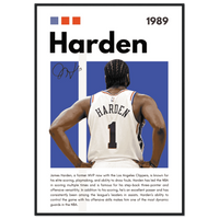 James Harden Wall Art - Vibrantwalls