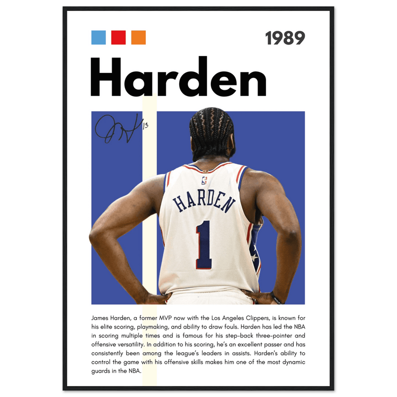 James Harden Wall Art - Vibrantwalls