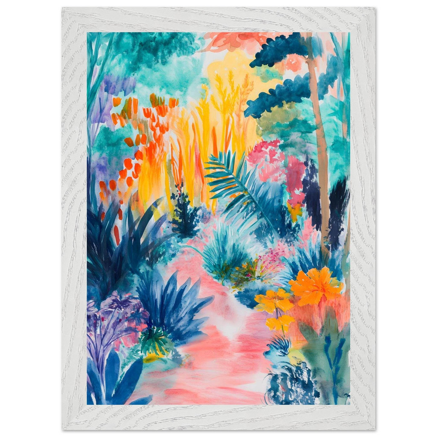 Abstract Tropical Garden Matisse I - Vibrantwalls