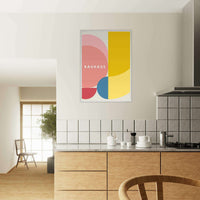 Bauhaus Geometric Art Harmony Wall Art - Vibrantwalls