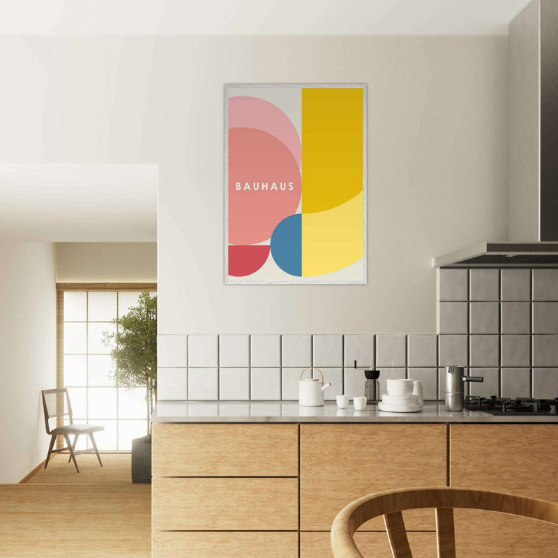 Bauhaus Geometric Art Harmony Wall Art - Vibrantwalls
