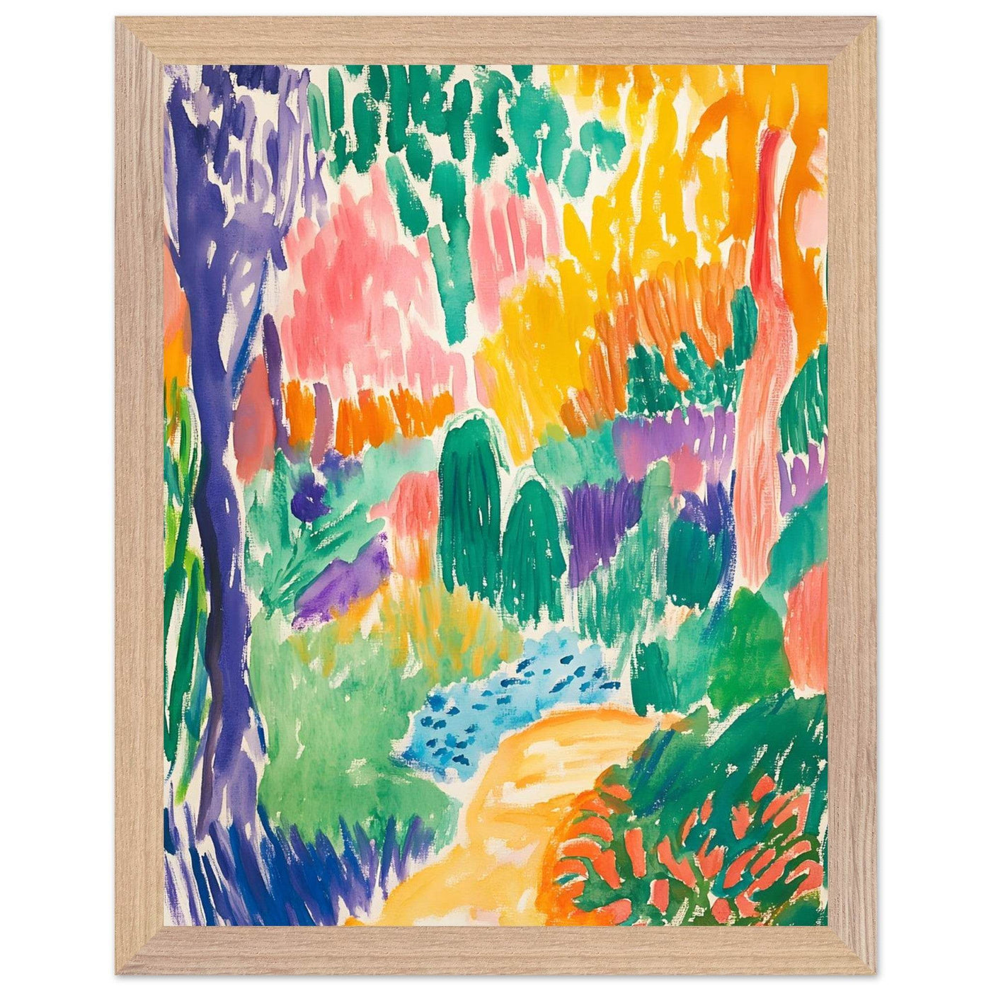 Henri Matisse Abstract Garden Scene - Vibrantwalls