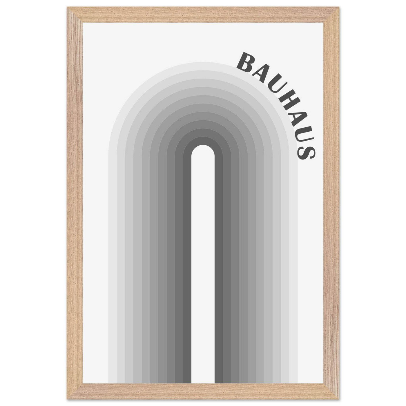 Bauhaus-Style Gradient Arch - Vibrantwalls