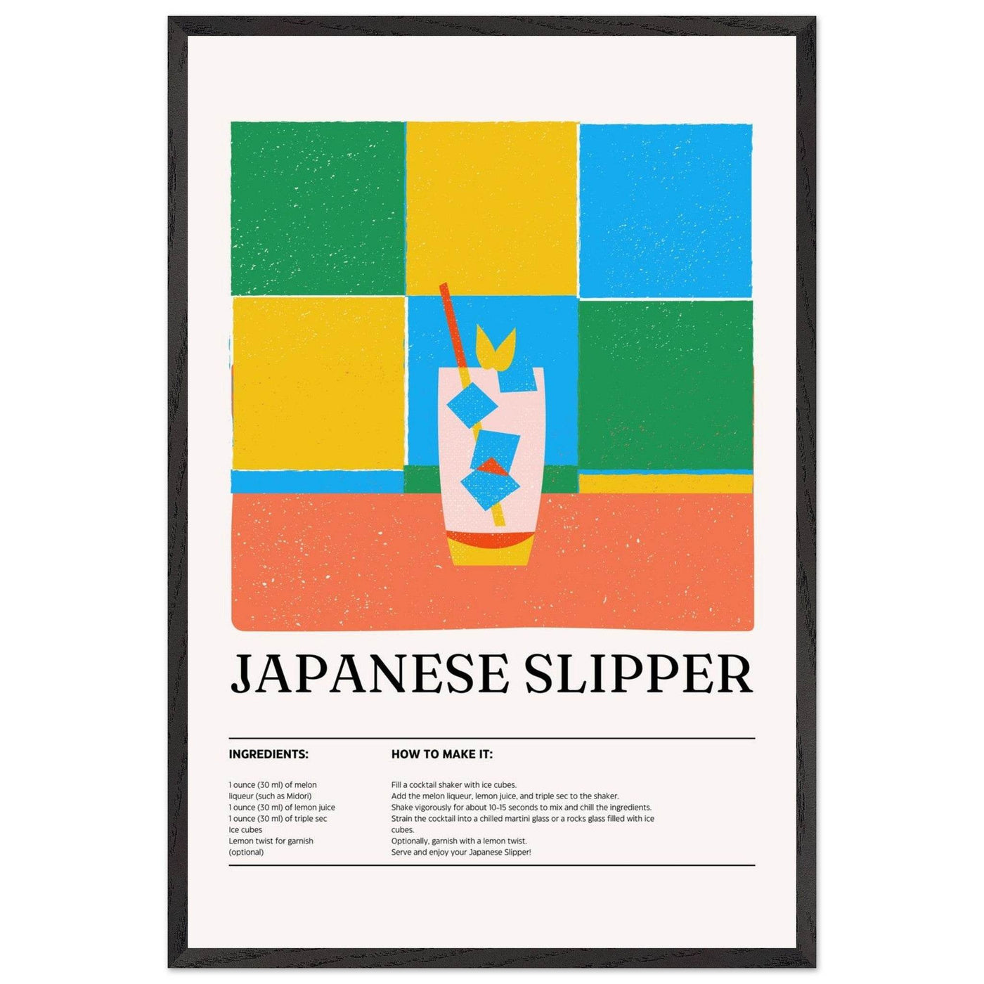 Japanese Slipper Cocktail Recipe - Vibrantwalls
