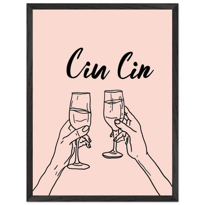 Cin Cin Toast Art Print - Vibrantwalls
