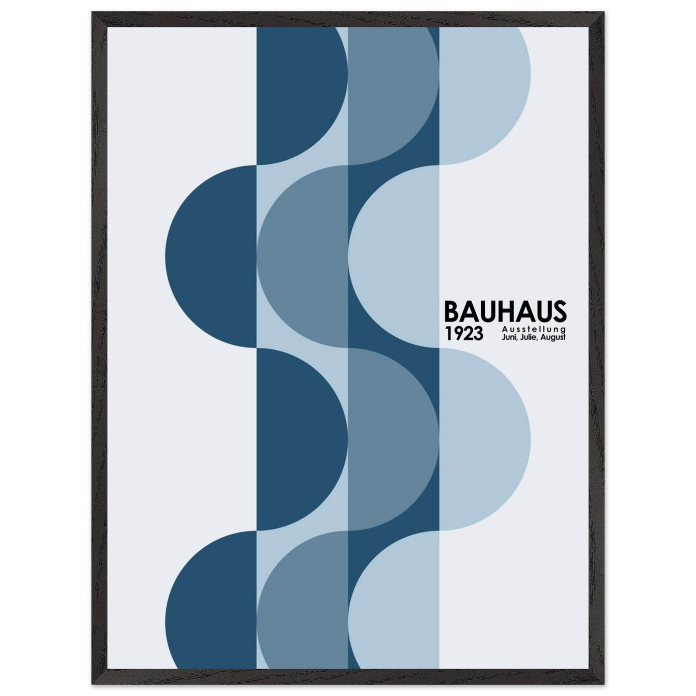 Bauhaus-Style The Blue Design - Vibrantwalls