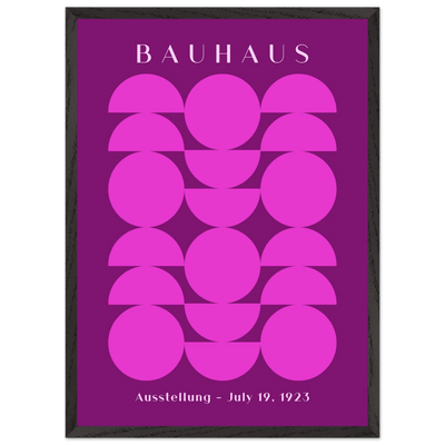 Bauhaus Pink & Purple Abstract - Vibrantwalls