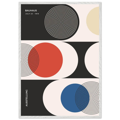 Bauhaus Geometric Abstract Movement Style Design Poster Wall Art - Vibrantwalls