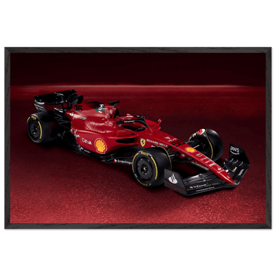 Ferrari Formula 1 Poster – High-Quality Mounted Framed Print - Vibrantwalls