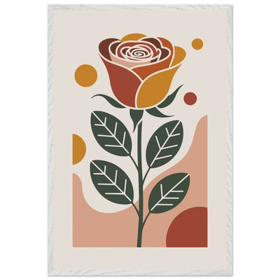 Boho Rose Art - Vibrantwalls
