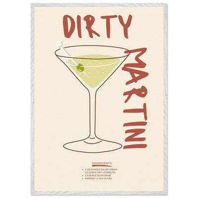 Dirty Martini Cocktail - Vibrantwalls