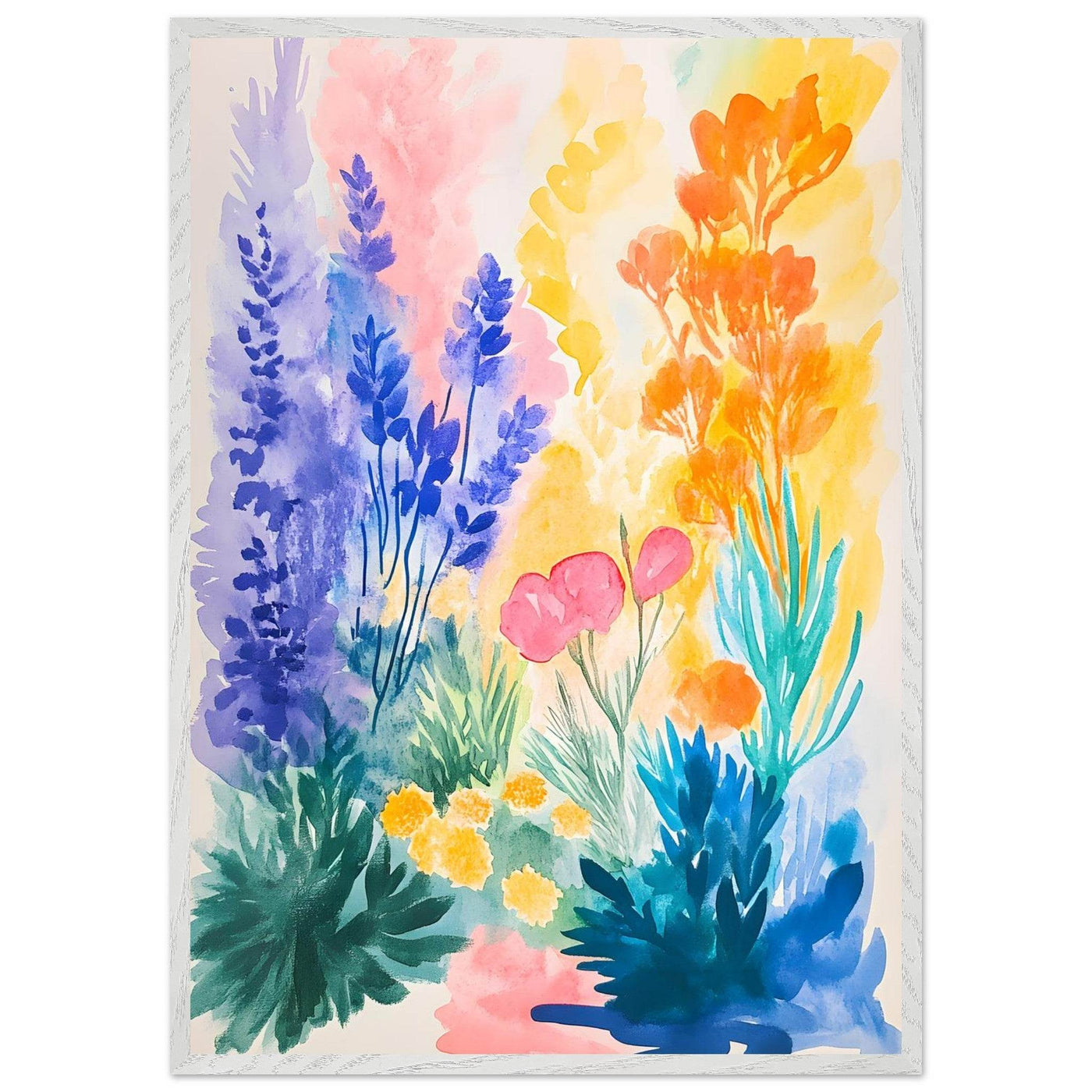 Abstract Floral Garden Matisse - Vibrantwalls