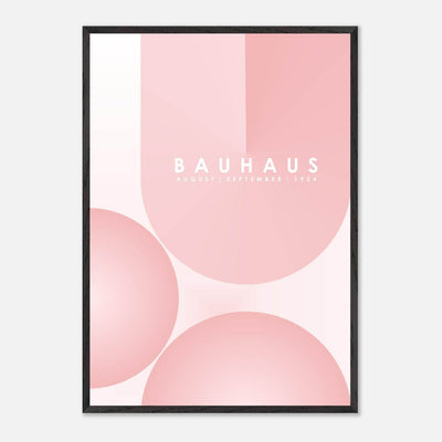 Bauhaus Soft Pink Geometric Design for Contemporary Spaces - Vibrantwalls