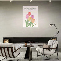 Botanical Garden Tulip Wall Art - Vibrantwalls