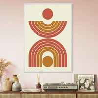 Abstract Desert Landscape Textured - Vibrantwalls