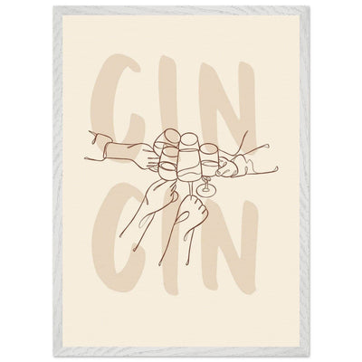 Framed Gin Quote Artwork for Gin Lovers - Perfect Decor for Home or Bar - Vibrantwalls