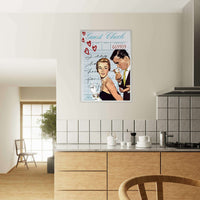 Retro Romance Cocktail Vintage Love Wall Art - Vibrantwalls