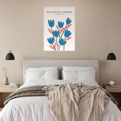 Abstract Botanical Garden Framed Poster – Modern Floral Art Print | Ready-to-Hang in Various Sizes & Frames - Vibrantwalls