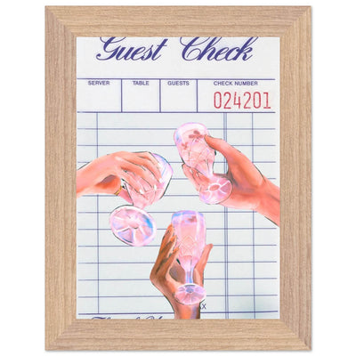 Retro Aesthetic Guest Check - Vibrantwalls