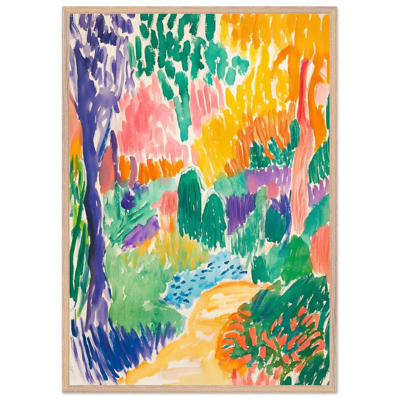 Henri Matisse Abstract Garden Scene - Vibrantwalls