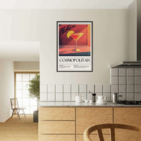 Cosmopolitan Cocktail Poster Wall Art - Vibrantwalls