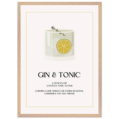 Chic Gin & Tonic Recipe - Vibrantwalls