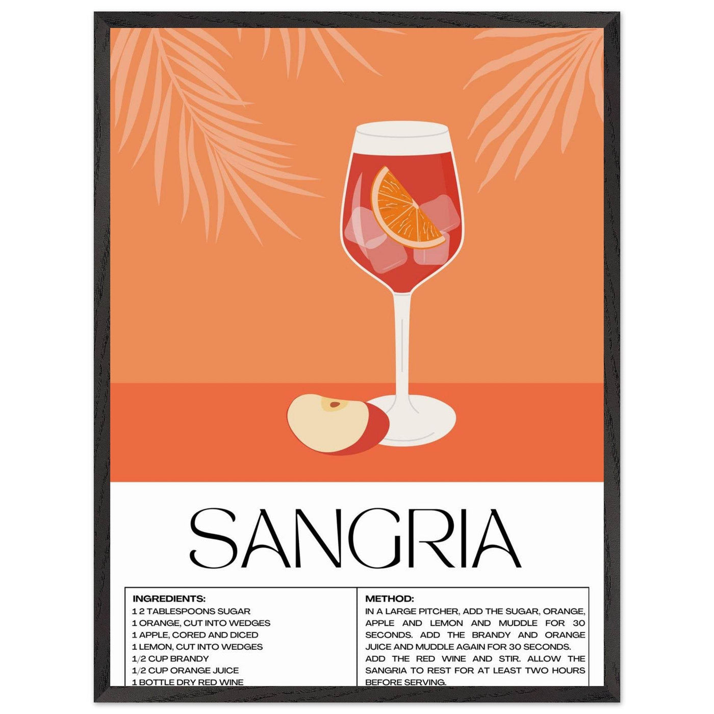 Sangria Cocktail Recipe - Vibrantwalls