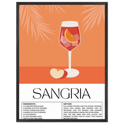 Sangria Cocktail Recipe - Vibrantwalls