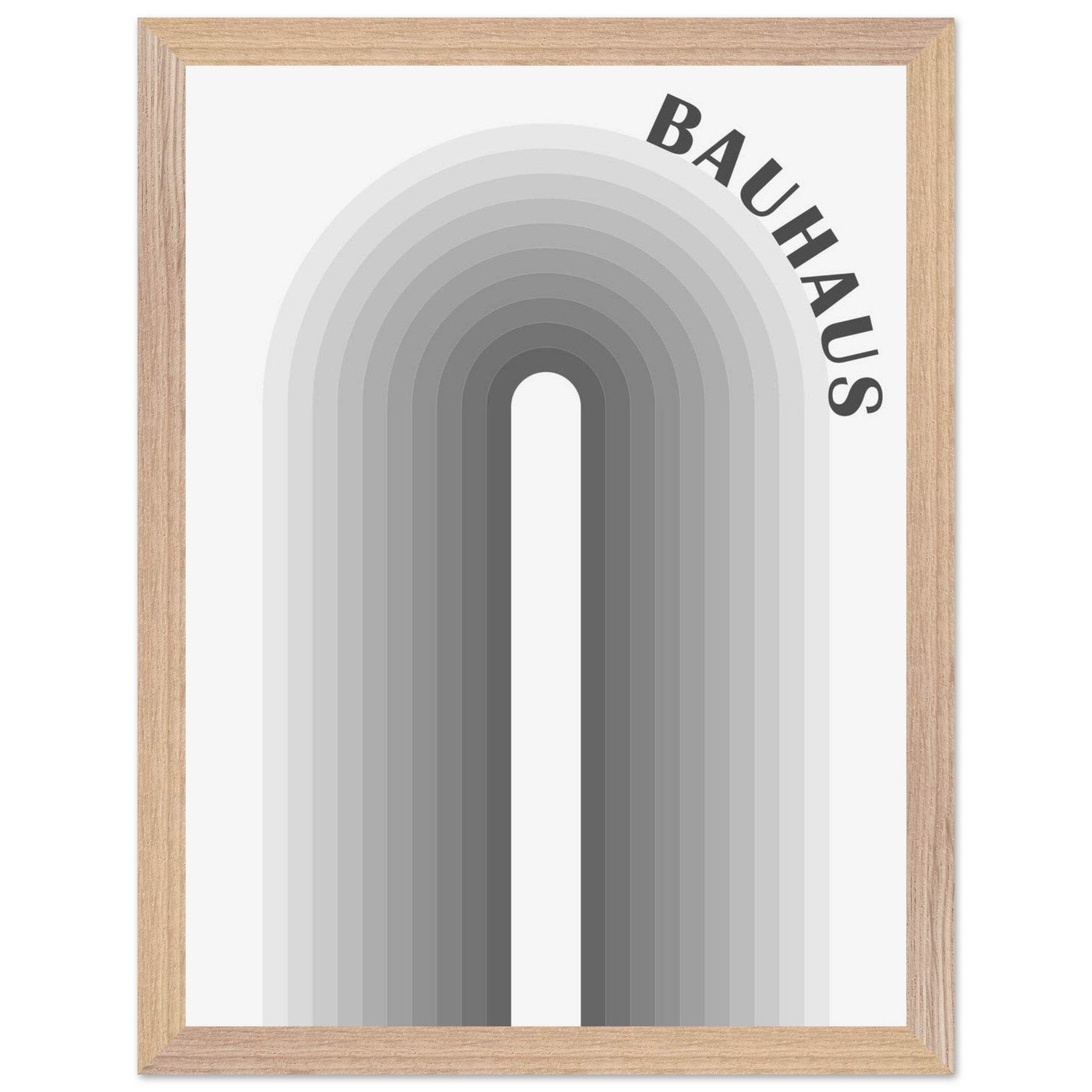 Bauhaus-Style Gradient Arch - Vibrantwalls