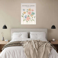 Botanical Garden Whimsical Pastel Wall Art - Vibrantwalls