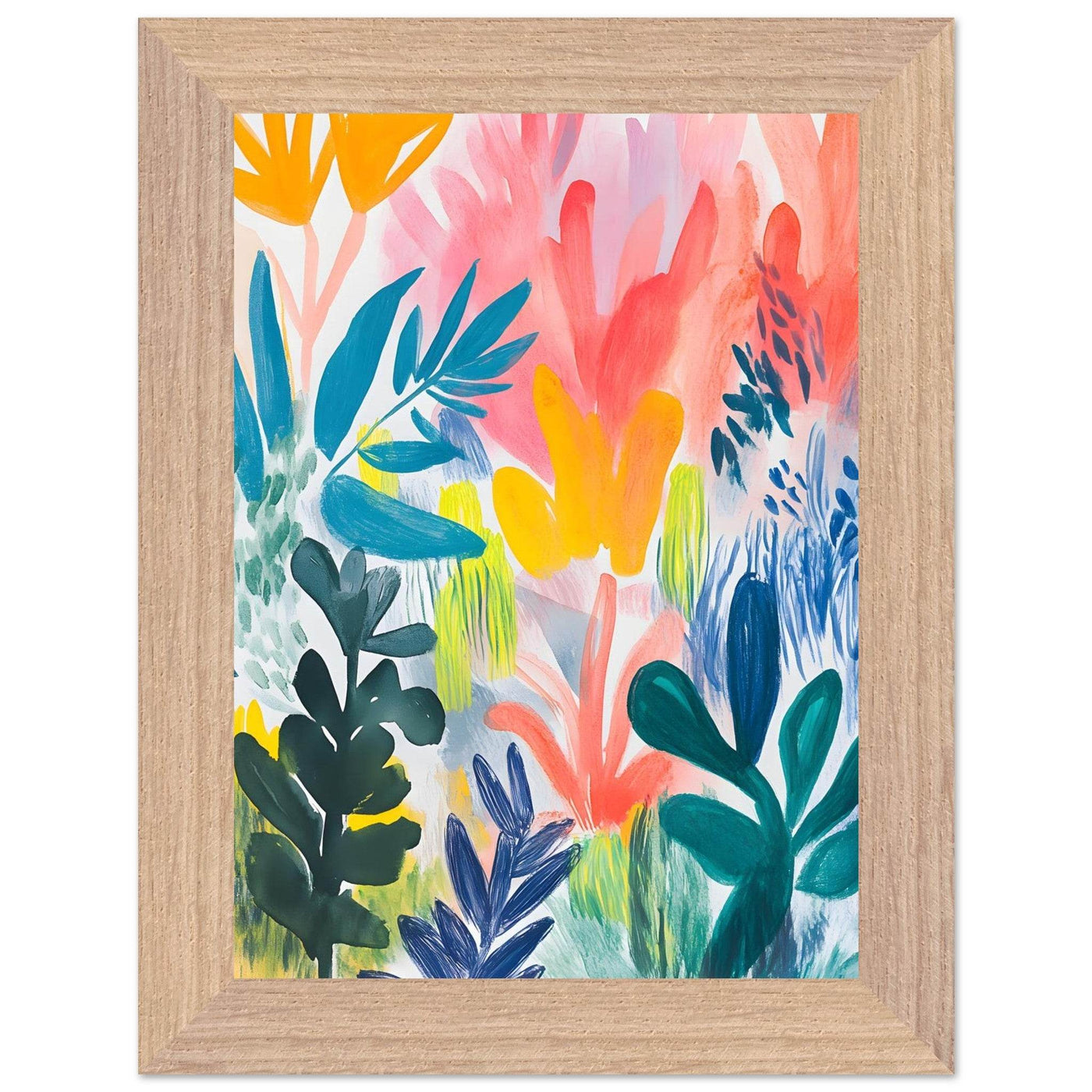 Abstract Floral Henri Matisse Botanical - Vibrantwalls