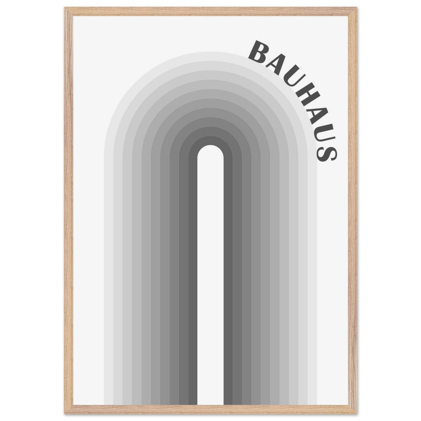 Bauhaus-Style Gradient Arch - Vibrantwalls