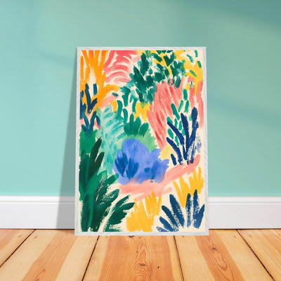 Abstract Floral Delight - Vibrantwalls