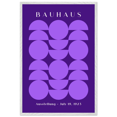 Bauhau 1923 Purple Geometric - Vibrantwalls