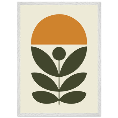 Abstract Botanical Green Plant Modern Art - Vibrantwalls