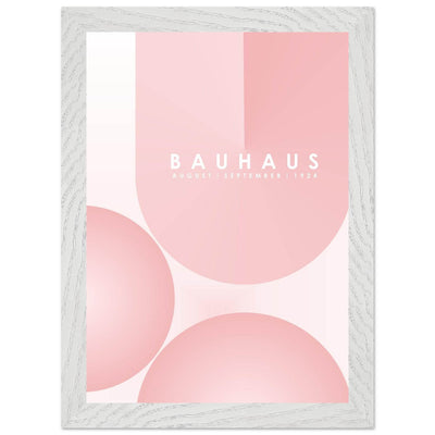 Bauhaus Soft Pink Geometric Design for Contemporary Spaces - Vibrantwalls
