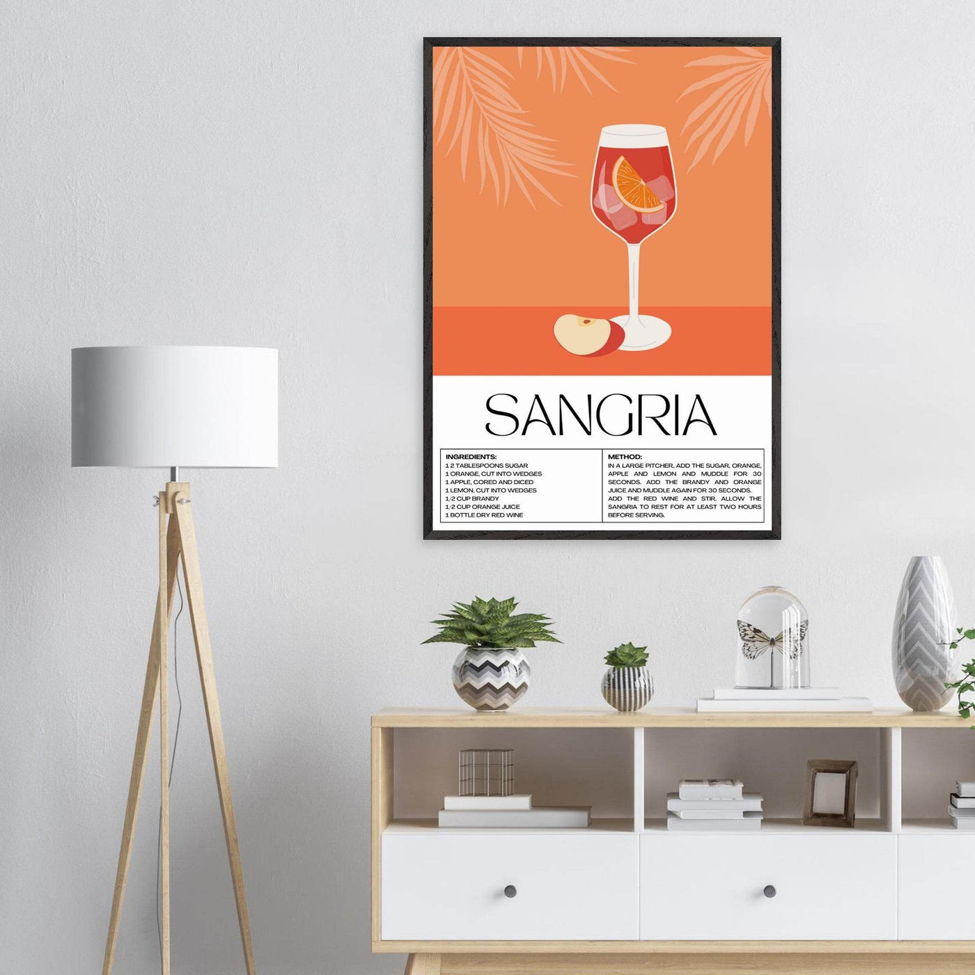 Sangria Cocktail Recipe - Vibrantwalls