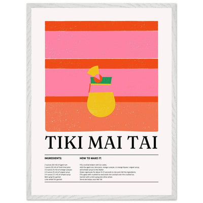 Vibrant Tiki Mai Tai Cocktail Recipe - Vibrantwalls