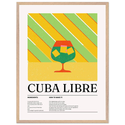 Cuba Libre Cocktail Recipe - Vibrantwalls