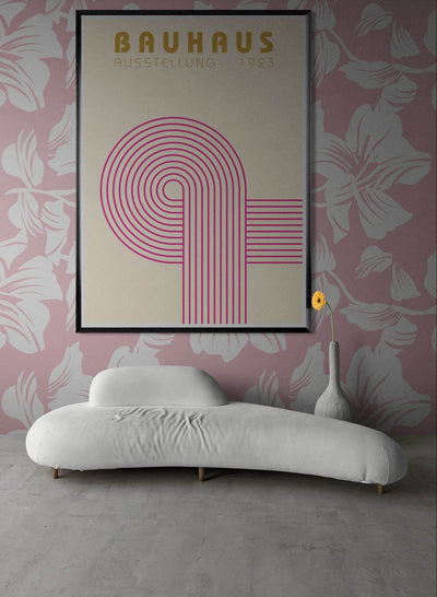 Bauhaus Pink Pop Decor for Modern Home Aesthetics - Vibrantwalls