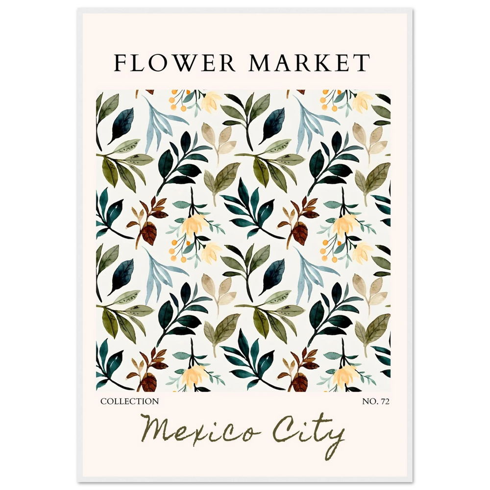 Mexico City Flower Market Wall Art - Vibrantwalls