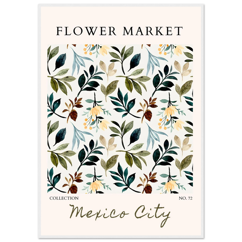 Mexico City Flower Market Wall Art - Vibrantwalls
