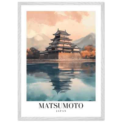 Matsumoto Japan Framed Poster – Serene Travel Wall Art with Wooden Frame - Vibrantwalls