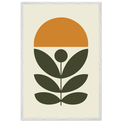 Abstract Botanical Green Plant Modern Art - Vibrantwalls
