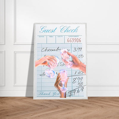 Vibrant Cocktail 'Guest Check' - Vibrantwalls
