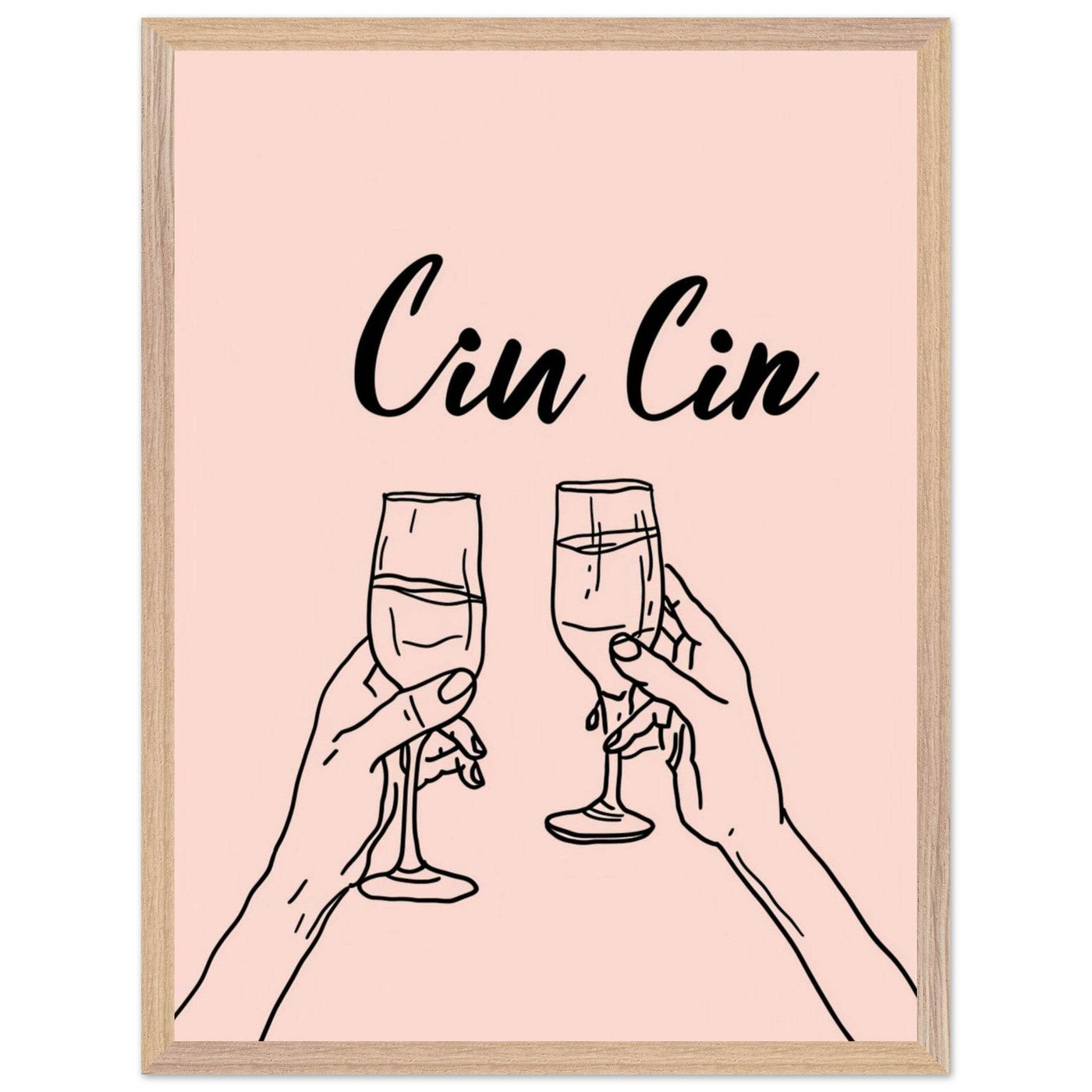 Cin Cin Toast Art Print - Vibrantwalls