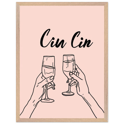 Cin Cin Toast Art Print - Vibrantwalls